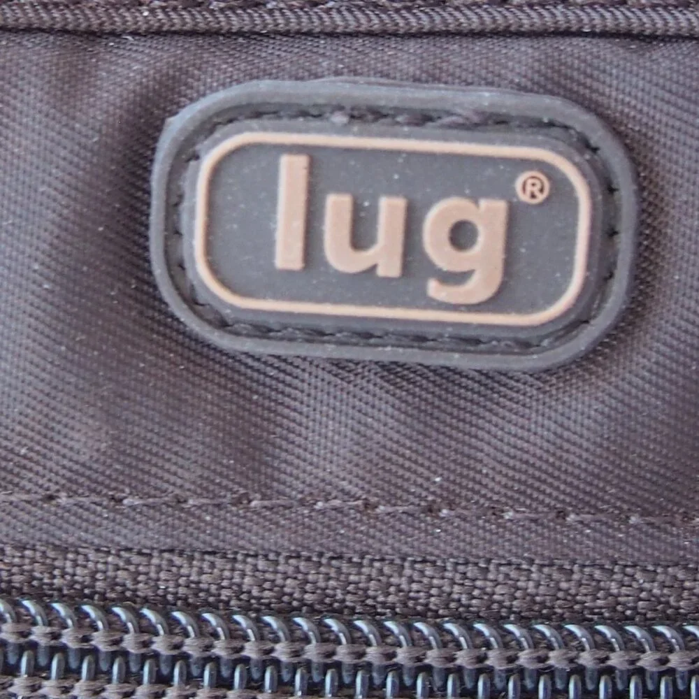 Lug Parasail Brown Cosmetic Case/Crossbody w/Strap,Travel